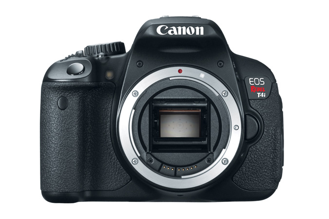 Canon EOS Rebel T4i front body