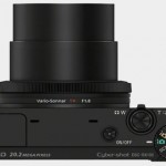 Sony Cyber-Shot DSC-RX100 Digital Camera Lens Open Top View