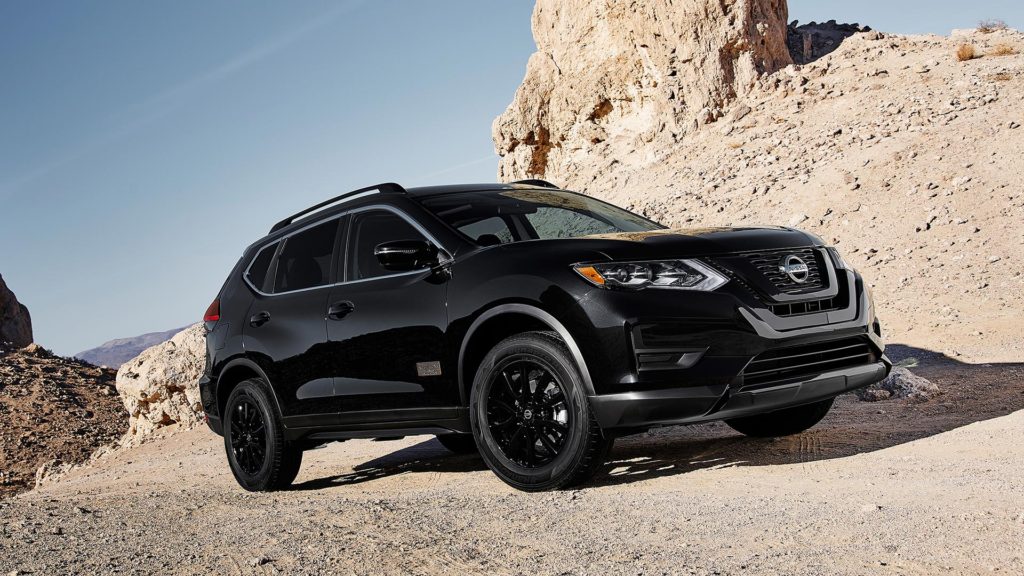 2017 NISSAN ROGUE: ROGUE ONE STAR WARS LIMITED EDITION EXTERIOR SHOWN IN MAGNETIC BLACK.