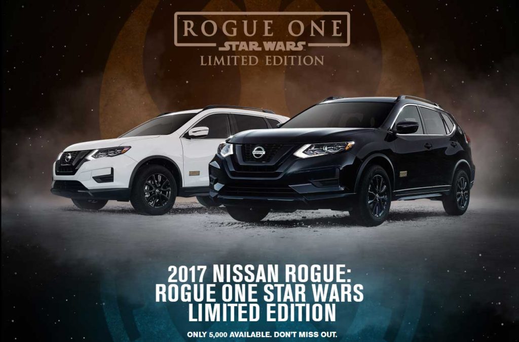 2017 NISSAN ROGUE: ROGUE ONE STAR WARS LIMITED EDITION