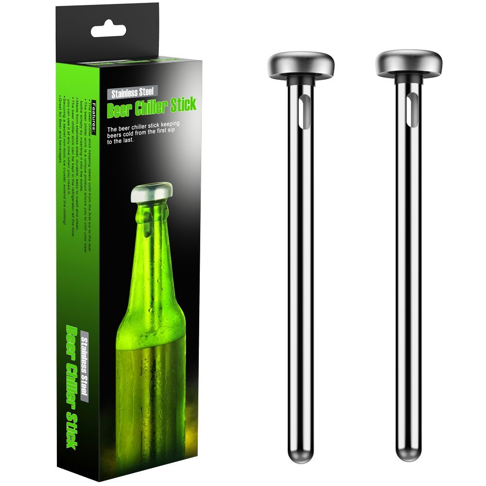 Kollea Stainless Steel Beer Chiller Stick Beverage Cooler Cooling Sticks